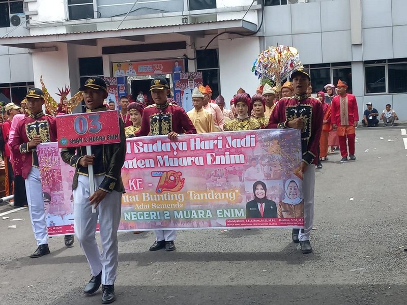 SMAN 2 Muara Enim Karnaval Budaya : HUT Kab. Muara Enim Ke-79 Tahun 2025