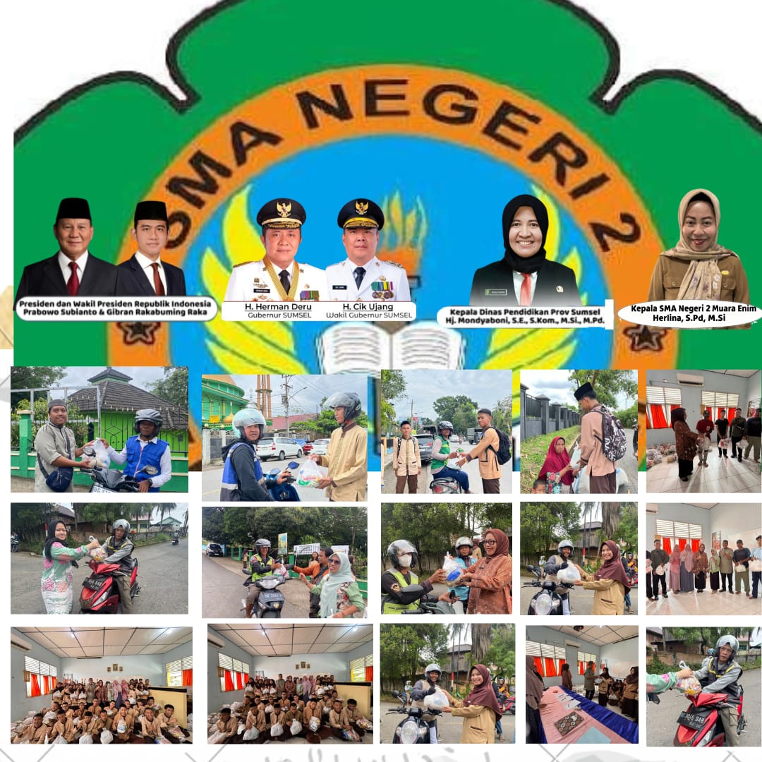 Jumat Berkah Bulan Suci Ramadhan, SMAN 2 Muara Enim Bagikan Sembako dalam Momen Penuh Berkah